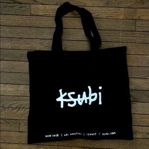 Ksubi Black ++ Heavy Canvas Tote Bag ❄️🧊🥣 Chitch Van